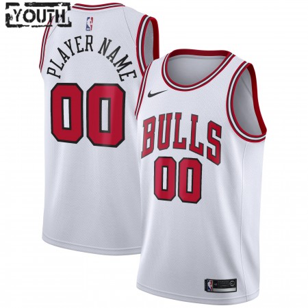 Kinder NBA Chicago Bulls Trikot Benutzerdefinierte Nike 2020-2021 Association Edition Swingman